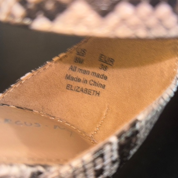 Circus by Sam Edelman Snake Print Heels - Picture 3 of 6